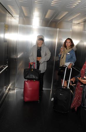 Rita Ora catches a flight at Heathrow Airport in London (27.06.2013) 