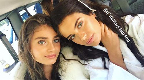Taylor Marie Hill taking a selfie