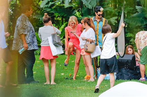 Paris Hilton At a photoshoot in Honolulu, Hawaii (June 1, 2013) 