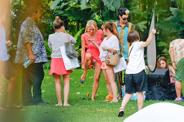 Paris Hilton At a photoshoot in Honolulu, Hawaii (June 1, 2013) 