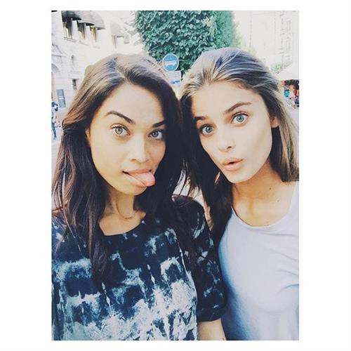Taylor Marie Hill taking a selfie