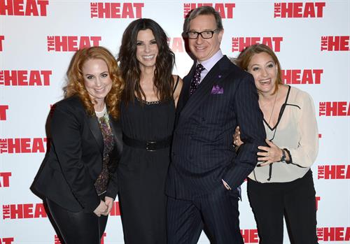 Sandra Bullock attends a gala screening of 'The Heat' at The Curzon Mayfair in London June 13, 2013 