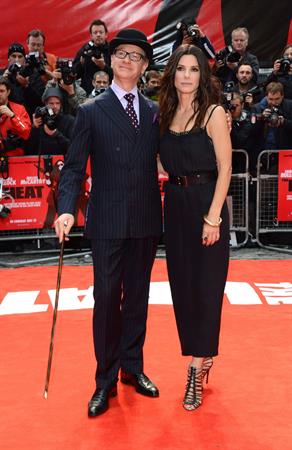 Sandra Bullock attends a gala screening of 'The Heat' at The Curzon Mayfair in London June 13, 2013 