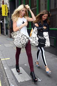 Abigail Clancy in Soho London on Aug 16, 2011 