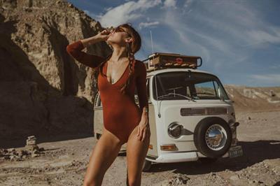 Kayla Garvin in a bikini