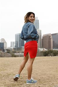 Mia Valentine in Red