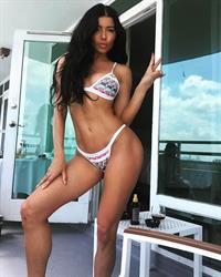 Gemma Lee Farrell in a bikini