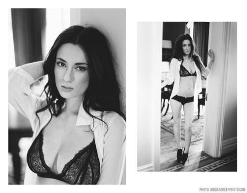 Alice Sey in lingerie