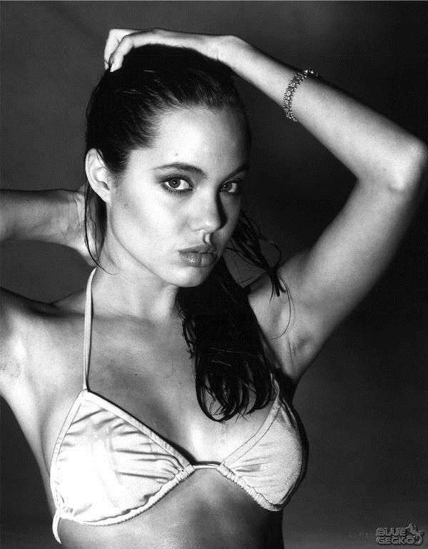 Angelina Jolie in a bikini