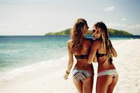 Alana Blanchard in a bikini - ass