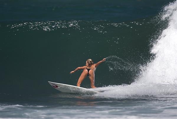 Alana Blanchard in a bikini - ass