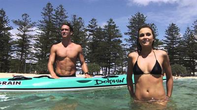 Alana Blanchard in a bikini