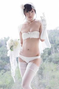 Risa Yoshiki in a bikini