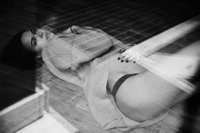 Polina Borodina in lingerie