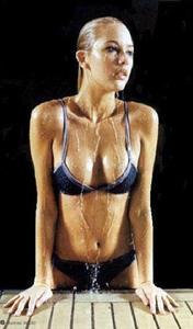 Gianne Albertoni in a bikini