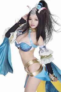 Angela Lee in lingerie