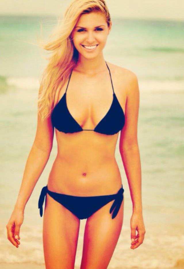 Jelena Kostic in a bikini