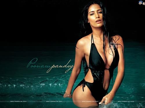 Poonam Pandey in a bikini