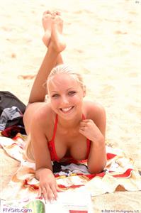 Veronika Simon in a bikini