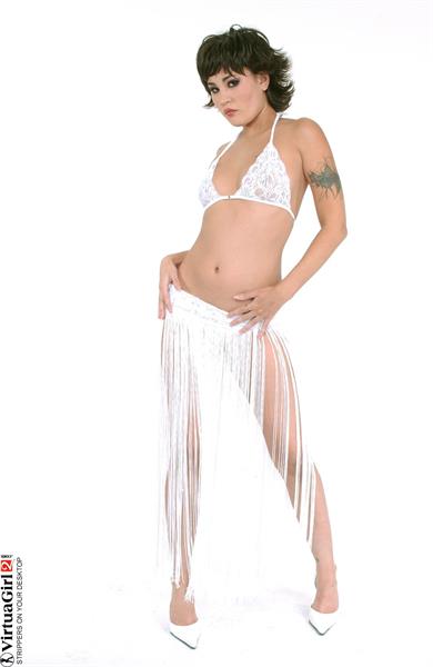 Jade Martin Hsu in lingerie