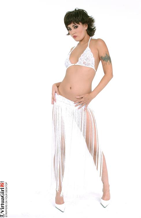 Jade Martin Hsu in lingerie