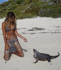 Sarah Kohan in a bikini