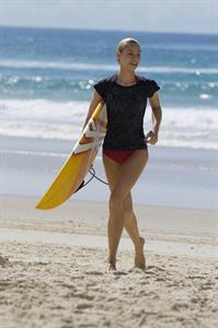 Lucy Fry in a bikini