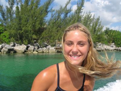 Caitlin Wachs in a bikini
