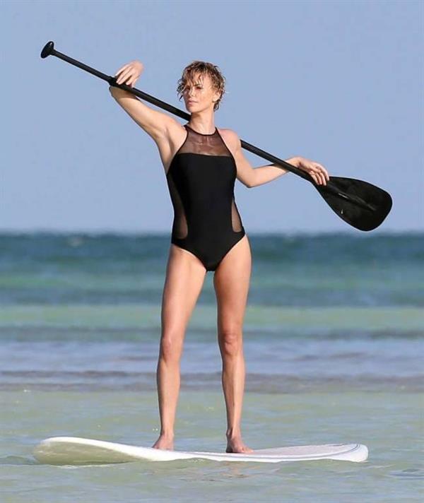 Charlize Theron in a bikini