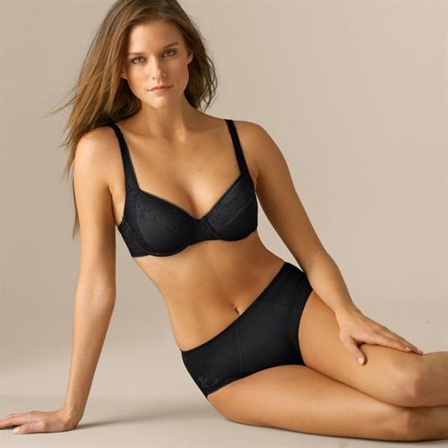 Kim Cloutier in lingerie