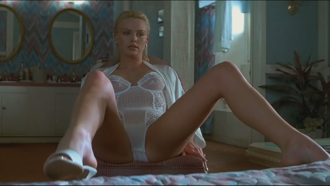 Charlize Theron in lingerie