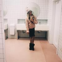 Anastasiia Dobrosol taking a selfie