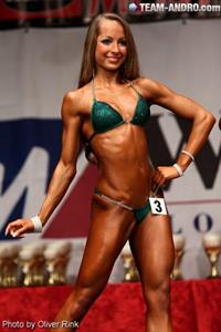 Sandra Dobrunz in a bikini