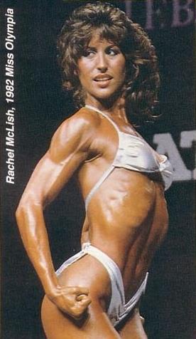 Rachel McLish in a bikini