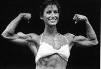 Rachel McLish in a bikini