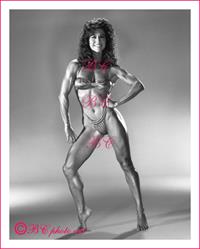 Rachel McLish in a bikini