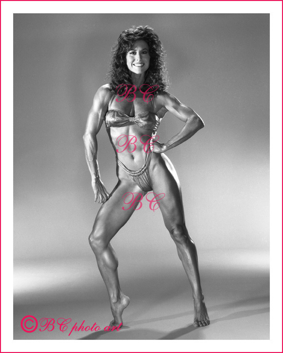 Rachel McLish in a bikini