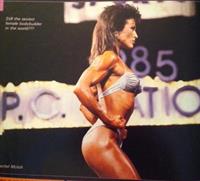 Rachel McLish in a bikini