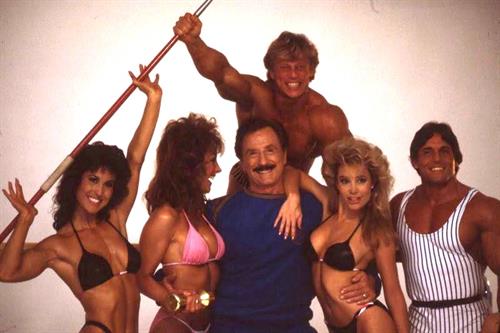 Rachel McLish in a bikini