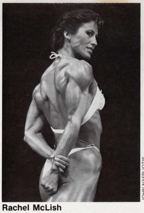 Rachel McLish in a bikini