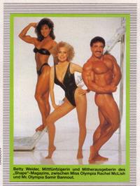 Rachel McLish in a bikini