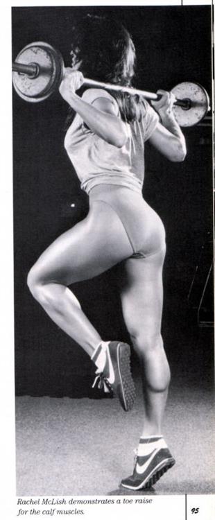 Rachel McLish in a bikini - ass