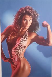 Rachel McLish in a bikini