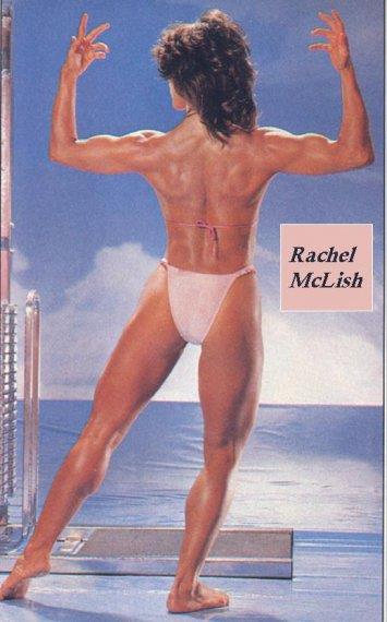 Rachel McLish in a bikini