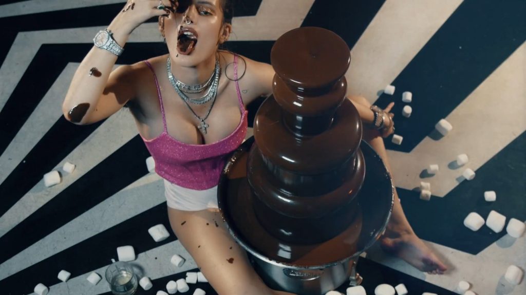 Pictures from Bella Thorne's  Thorne By Bella  shop.  November 2018