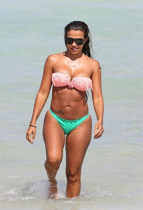 Vida Guerra in a bikini