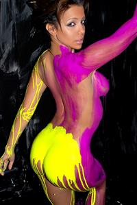 Vida Guerra Nude Pictures Vida Guerra in body paint