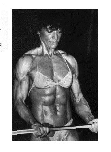 Vera Bendel in a bikini