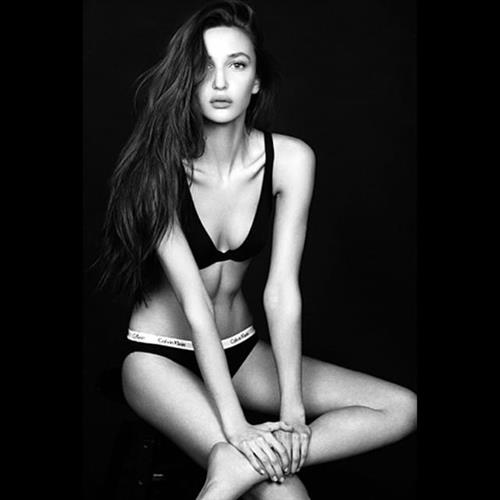 Ari Fournier in lingerie