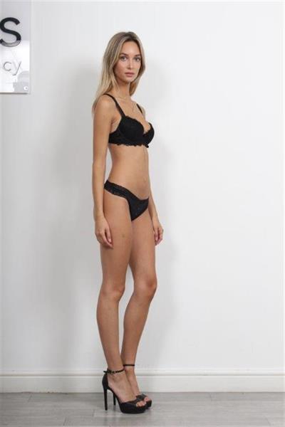 Ari Fournier in lingerie